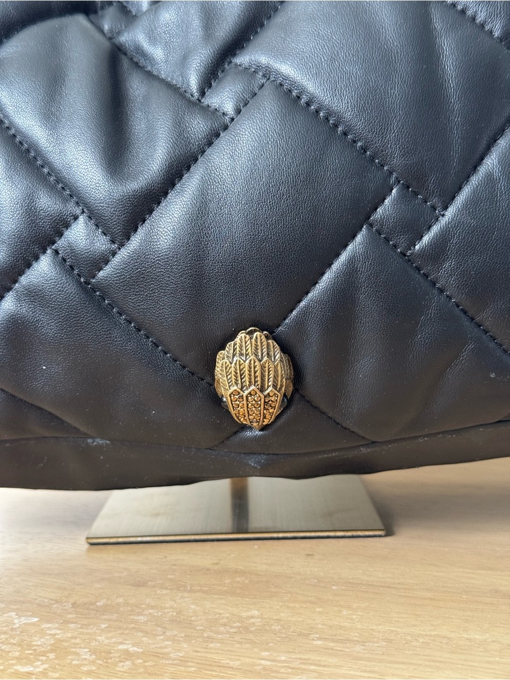 Kurt Geiger | London Kensington Soft Quilted Leather Hobo Bag - Picture 2 of 12